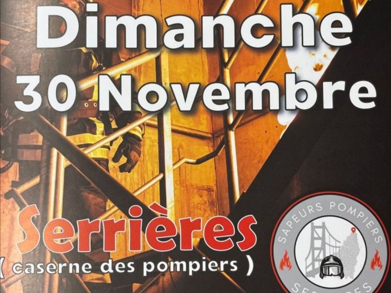 Matinée saucisses/frites Sapeurs pompiers Serrières