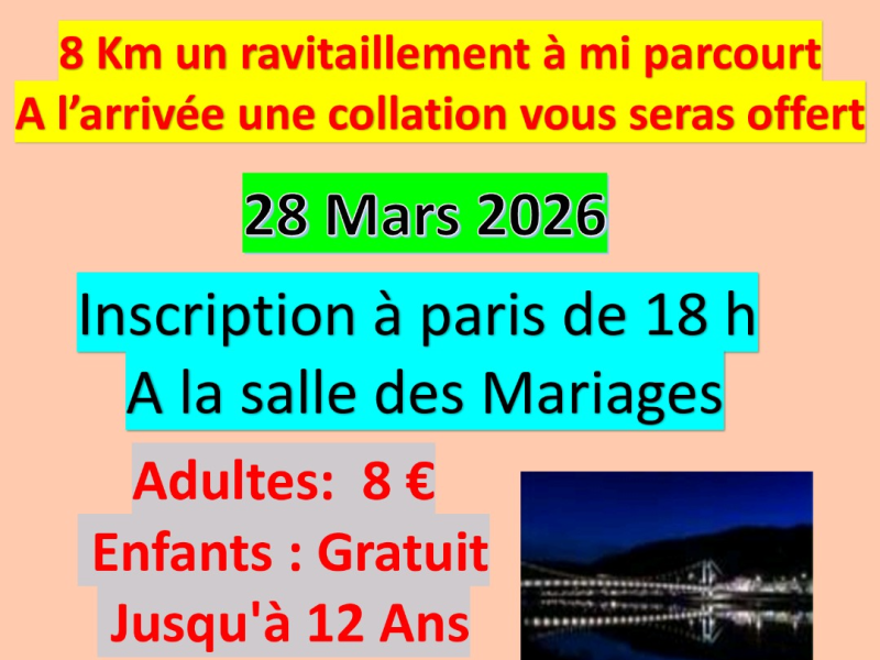 Marche nocturne Serrières