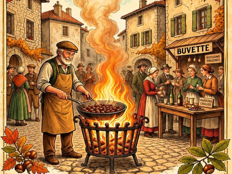 Matinée Châtaignes Serrières Autrefois
