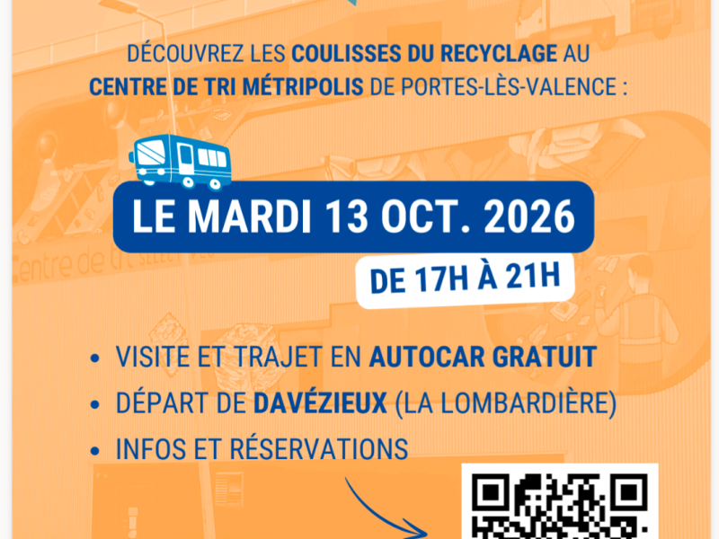 Visite centre de tri SYTRAD